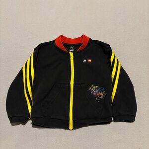 adidas x Classic LEGO Jacket Track Suit 18/24 Months Black Full Zip Casual
